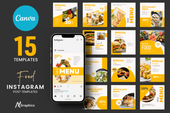 15 Food Special Instagram Post Templates for Your Brand