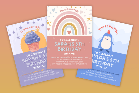 Designing Delight: How to Use Kids Birthday Party Invitation Templates