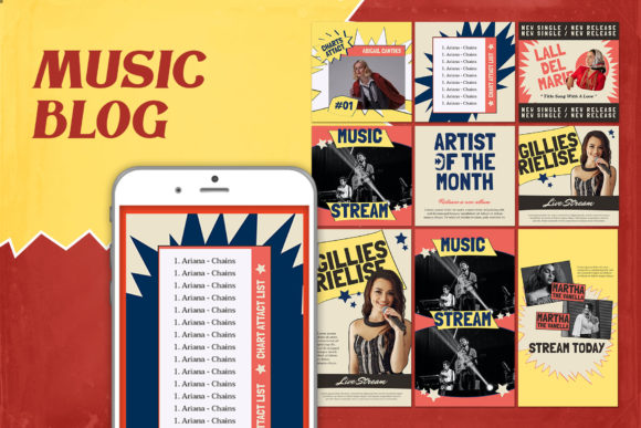 Elevate Your Brand with Engagement Music Instagram Templates