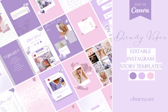 Elevate Your Brand with Pink Purple Instagram Story Templates
