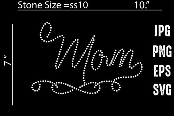 Mom Rhinestone Templates Design: Creative Applications & Usage