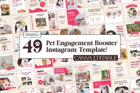Pet Social Media Canva IG Post Templates: A Deep Dive