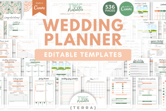 Plan Your Dream Wedding with TERRA Canva Templates