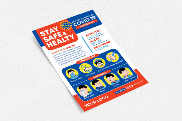 Stay Safe & Health Flyer Print Templates: A Modern Design Toolkit