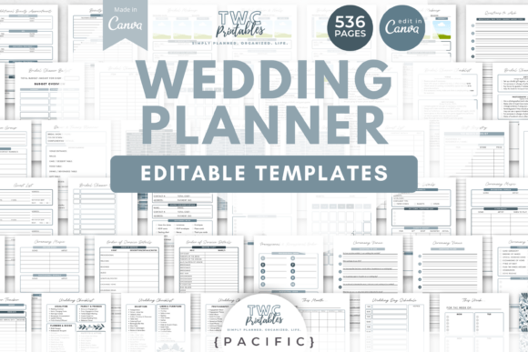 Streamline Your Event Design with Wedding Planner Canva Templates | PAC