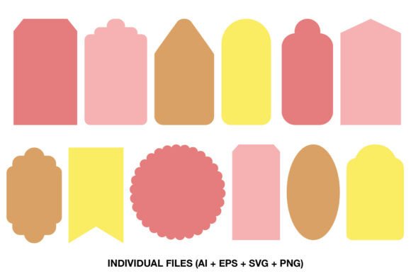 Tag Shapes SVG Label Templates: Your Design Toolkit
