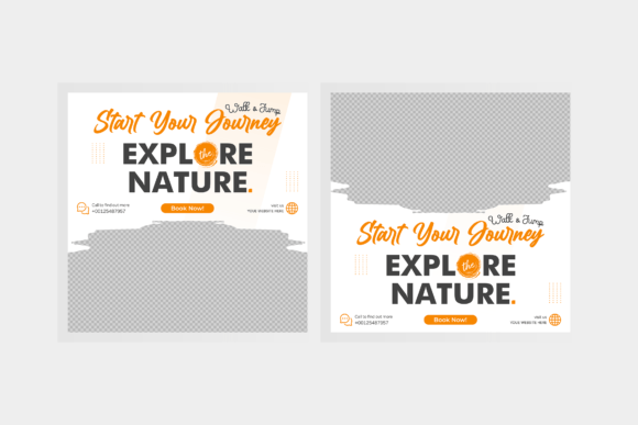 Travel & Tours Social Media Ads: Design Templates