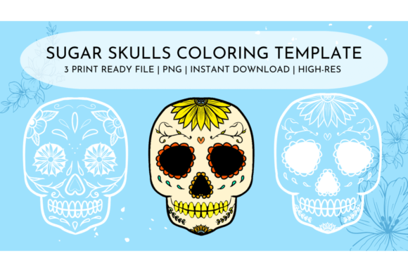 Unlocking Creative Potential with Sugar Skulls Coloring Templates
