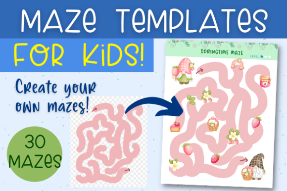 Unlocking Creativity with Maze Templates for Kids