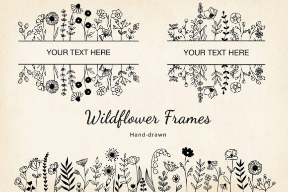 Wildflowers Frame & Border Templates: A Botanical Toolkit for Modern Design