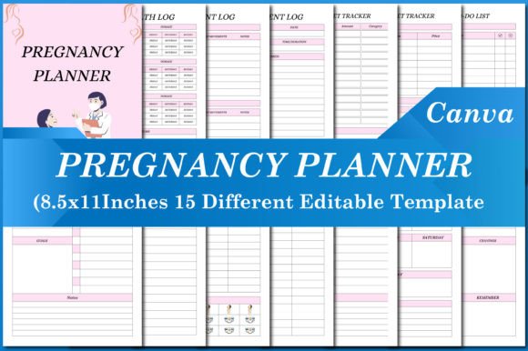 Your Complete Pregnancy Planner Canva Templates